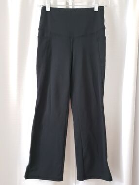 Small Jockey Black Straight Leg Leggings With Pockets